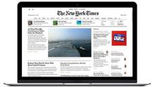 Portada digital del New York Times
