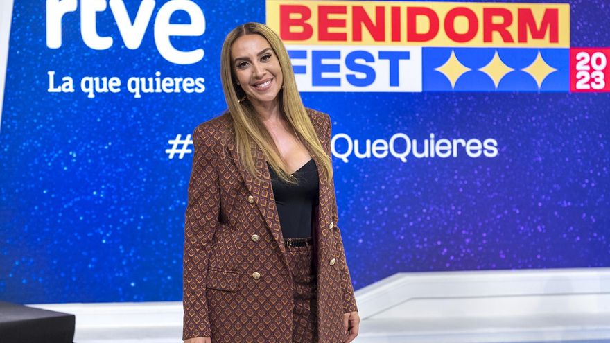 Mónica Naranjo en la presentación del Benidorm Fest