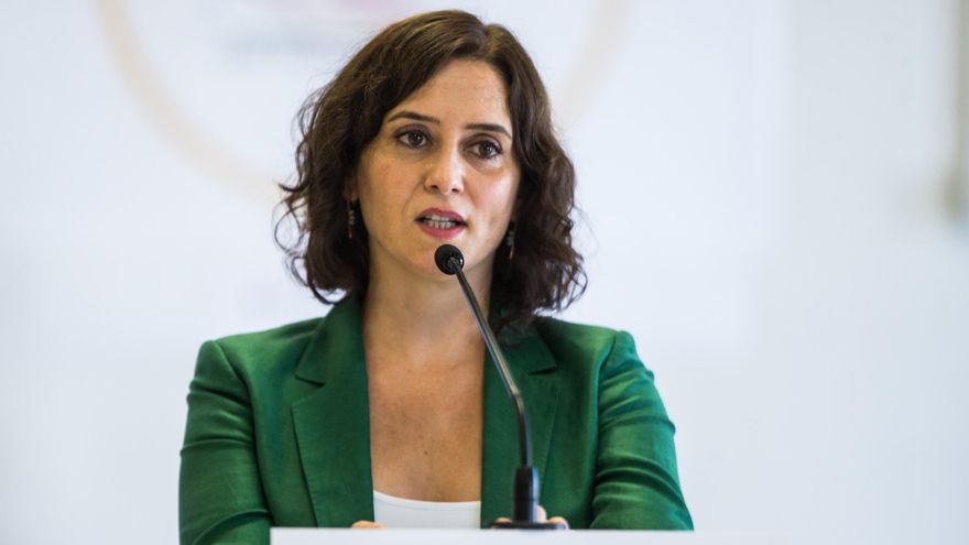La presidenta de la Comunidad de Madrid, Isabel Díaz Ayuso