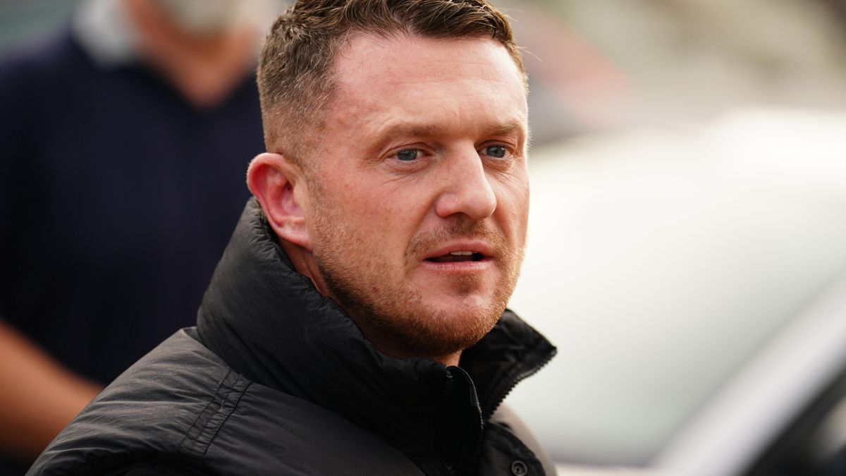 El ultraderechista británico Tommy Robinson.