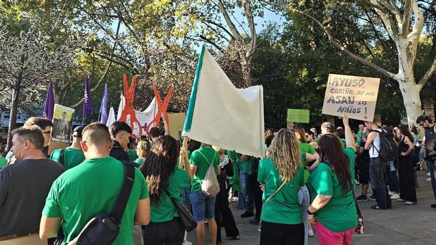 Manifestación por la educación pública en Madrid el 14 de octubre de 2026