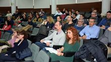 Asistentes a la reunión del Consejo de Gobierno de la UCLM, este jueves