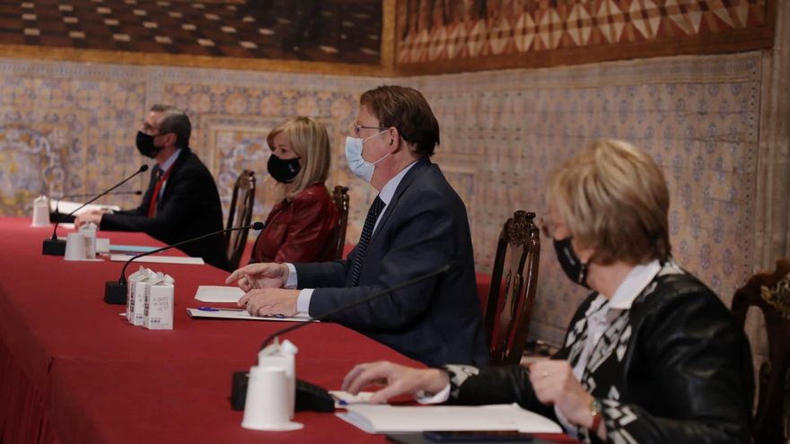 Puig pide el estado de alarma y anuncia que el toque de queda es efectivo desde la madrugada de este domingo