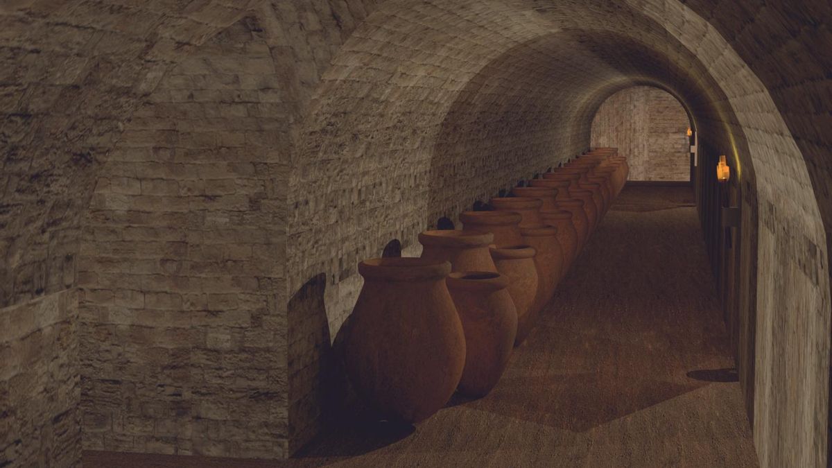 Las tinajas almacenaban materias primas y producto terminado