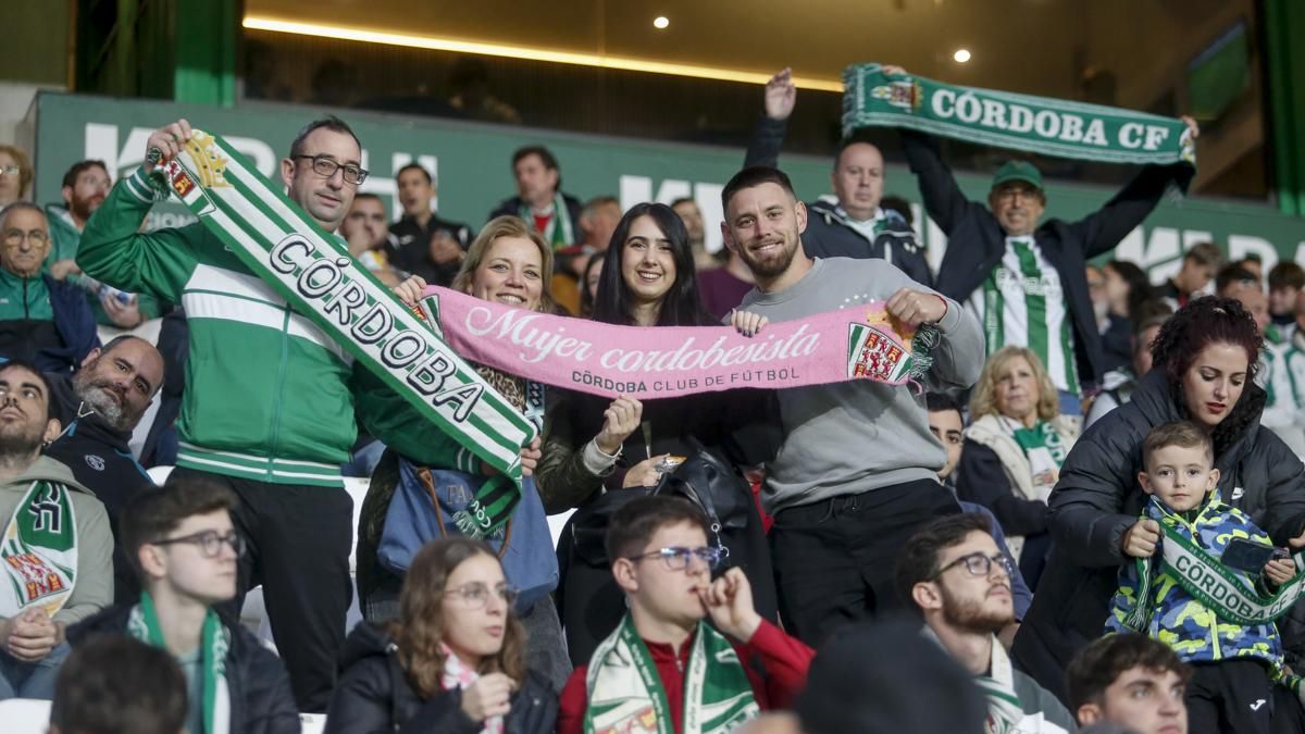 Grada Blanquiverde del Córdoba CF - RC Deportivo