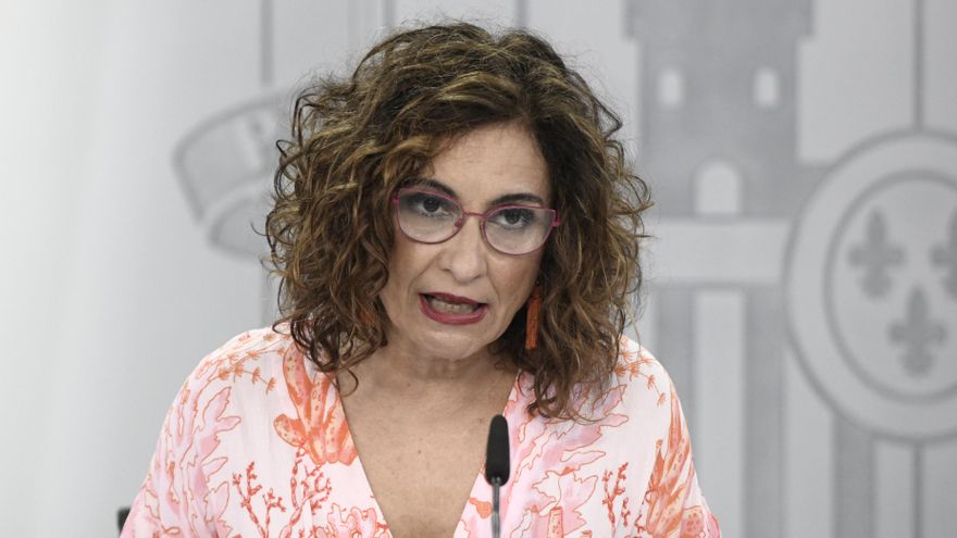 La ministra Portavoz, María Jesús Montero, comparece en rueda de prensa posterior al Consejo de Ministros en Moncloa