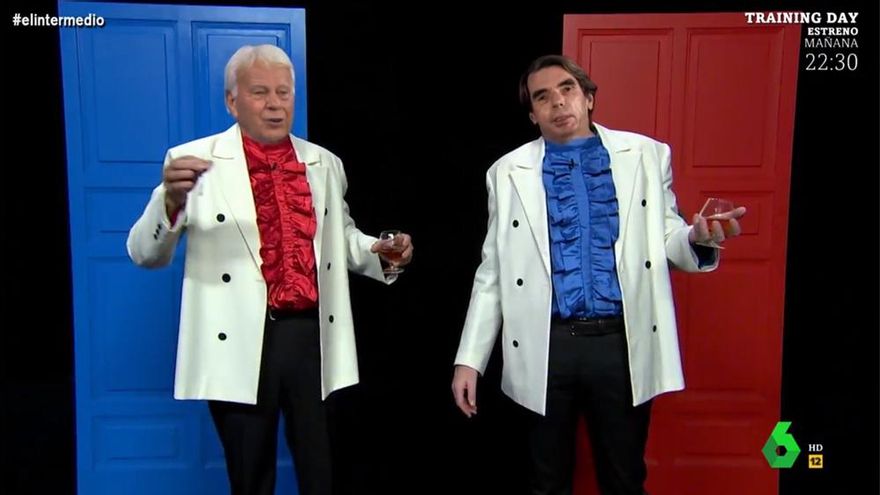 'Aznarito y Felipón', en 'El Intermedio': "Hay más partidos que variantes de la Covid"