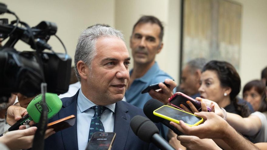 El vicesecretario de Política Autonómica y Municipal y de Análisis Electoral del PP Elías Bendodo.