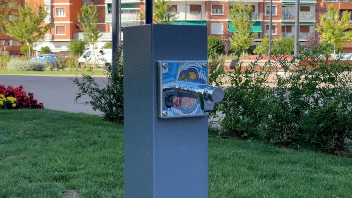 Las fuentes de Logroño se cierran ante las heladas