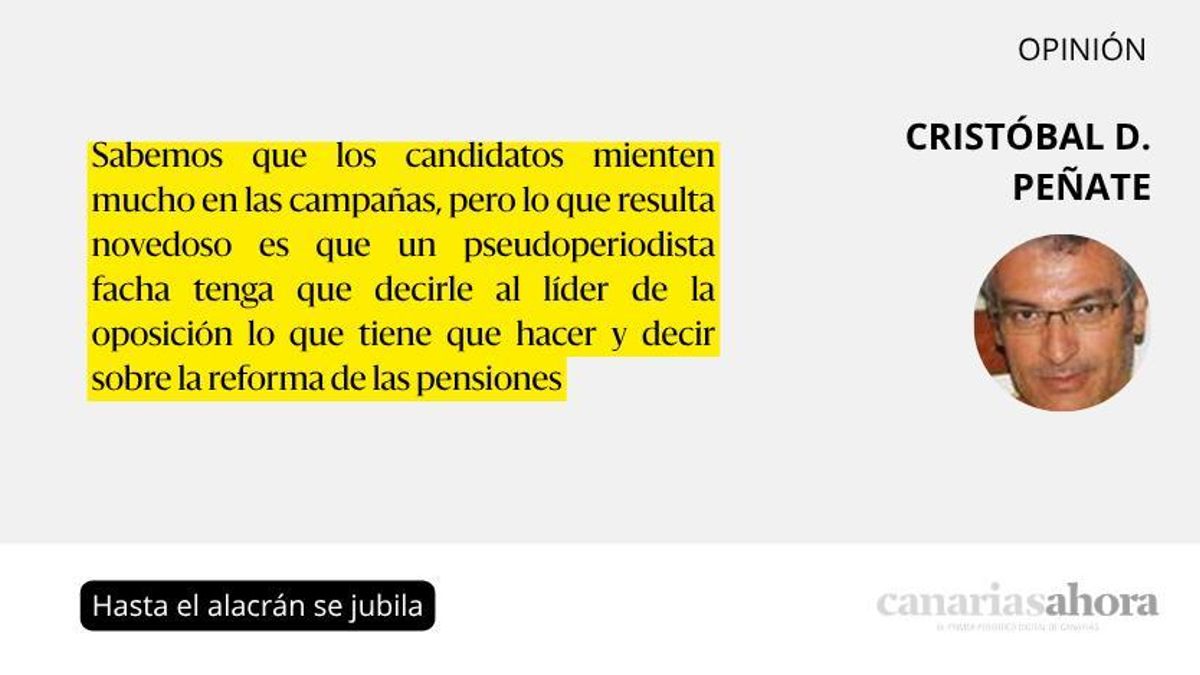 Hasta el alacrán se jubila