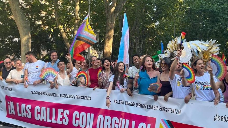 Cabecera de la manifestación del MADO de Madrid