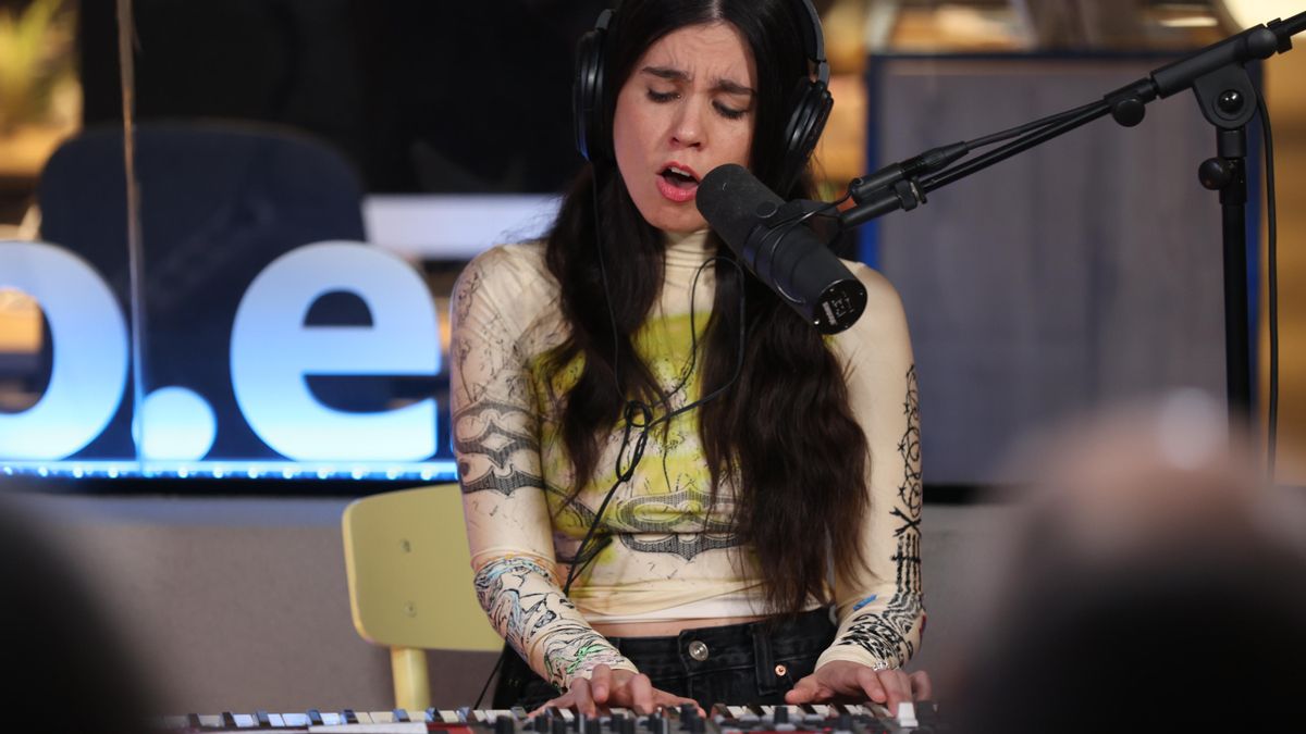 Javiera Mena, en la redacción de elDiario.es