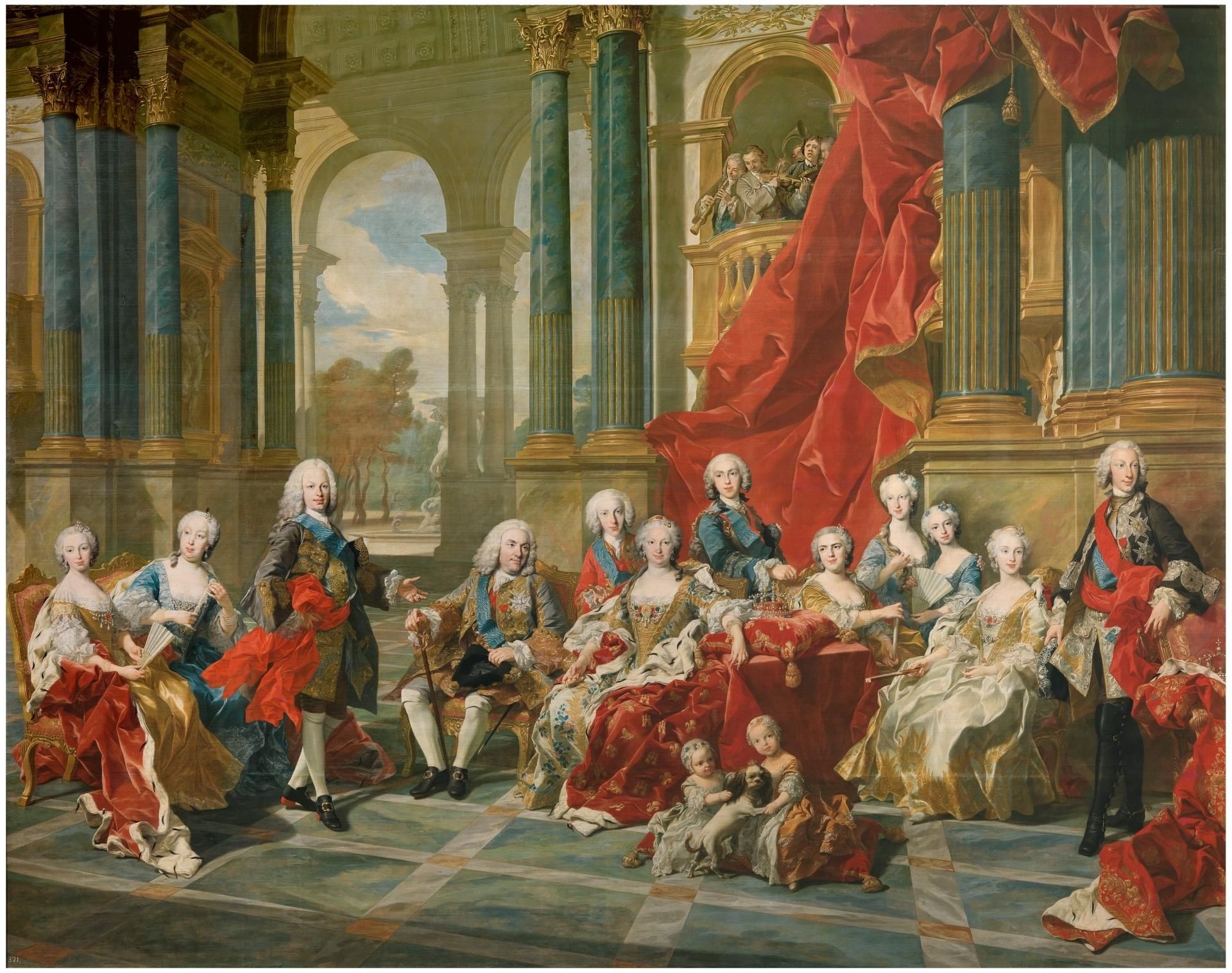 'La Familia de Felipe V', de Louis Michel van Loo. 1743. Óleo sobre lienzo. © Museo del Prado.