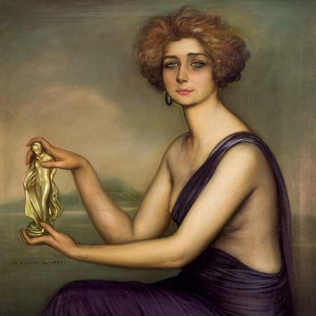 Julio Romero de Torres retrató a la poeta Teresa Wilms Montt, también conocida como Teresa de la Cruz.