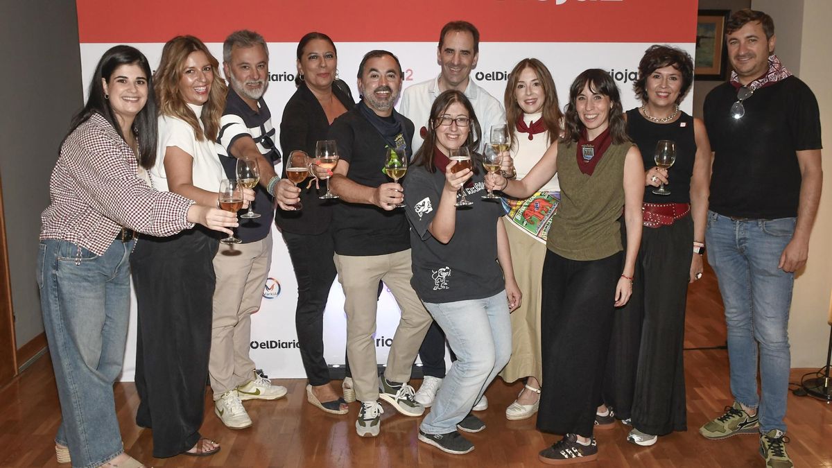 Numerosos periodistas estuvieron el jueves El Descorche de Rioja