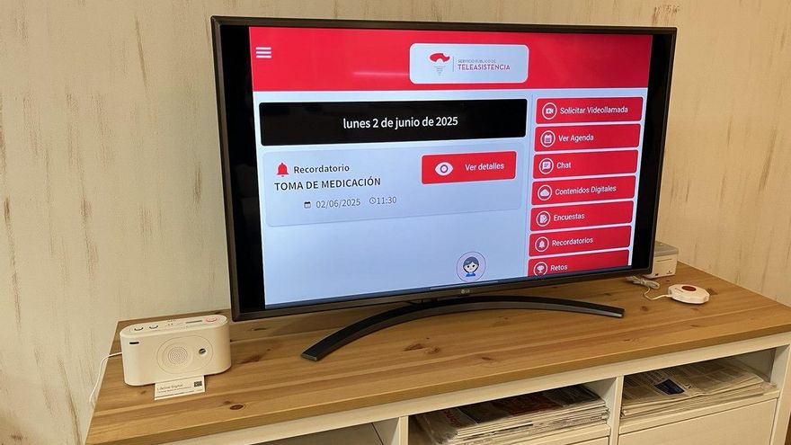 Teleasistencia a través de la televisión en zonas rurales para "conectar personas mayores que viven solas"