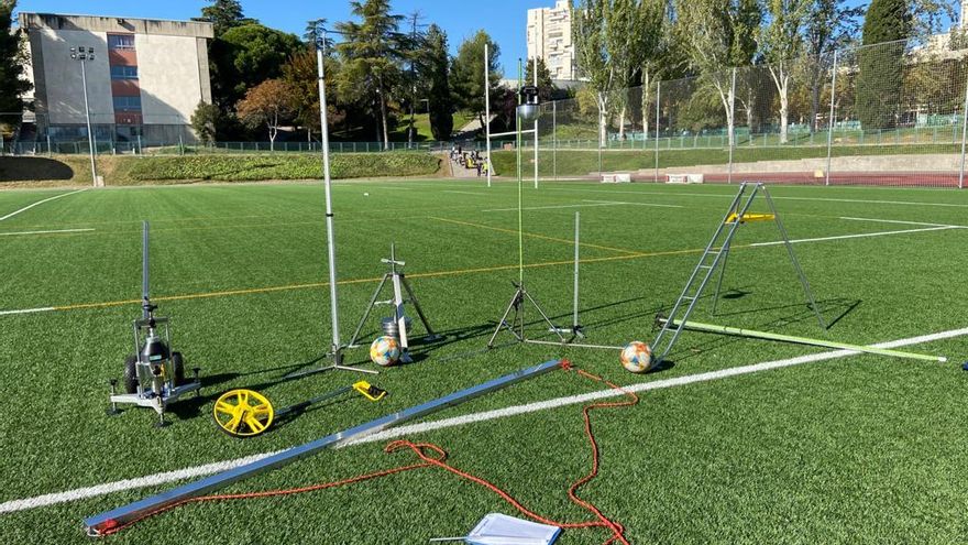 Estudio de un campo de fútbol