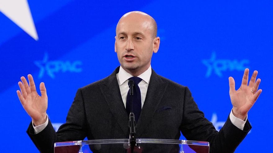 Stephen Mille durante la Conferencia de Acción Política Conservadora (CPA) en National Harbor.