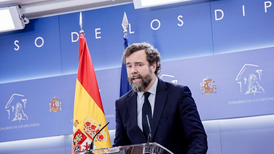 El portavoz de Vox en el Congreso, Iván Espinosa de los Monteros