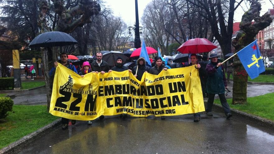 Cayo Lara lleva hoy al Congreso las reivindicaciones de las 'Marchas de la Dignidad' que llegan el sábado a Madrid