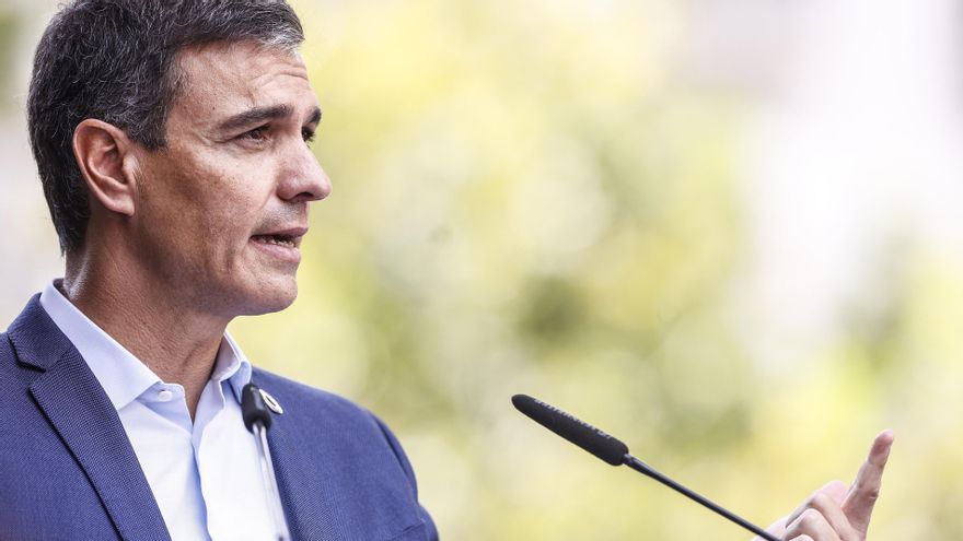 El presidente del Gobierno, Pedro Sánchez