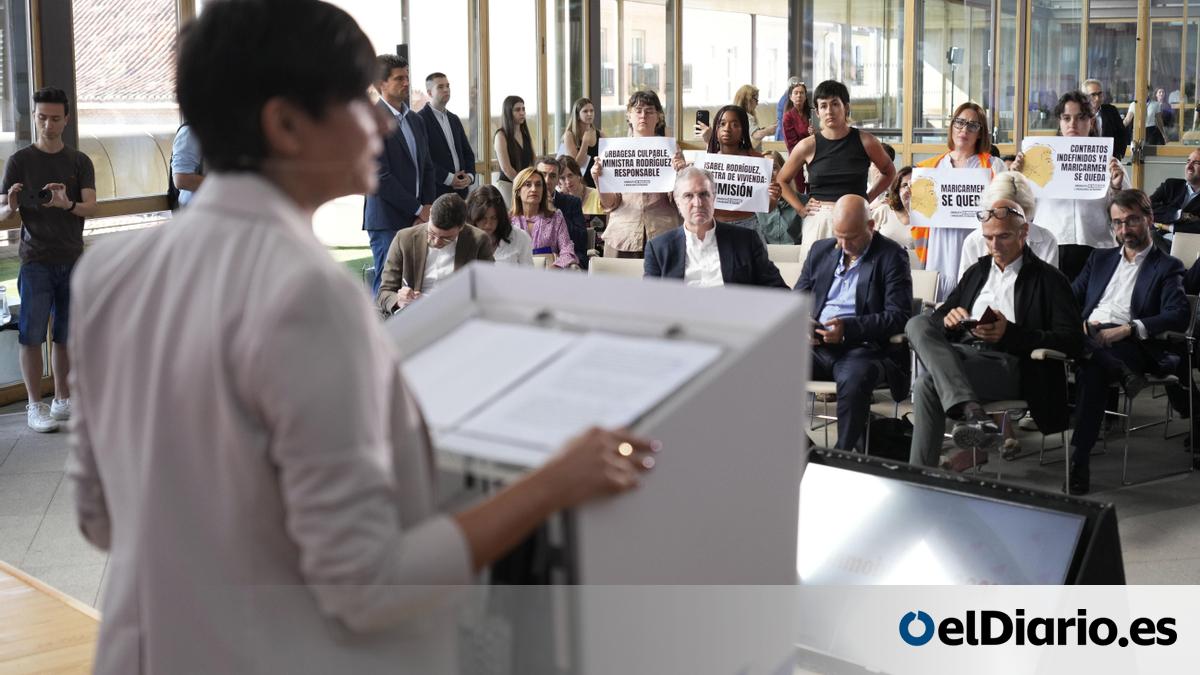 El Sindicato de Inquilinas interrumpe un acto de la ministra de Vivienda en Madrid