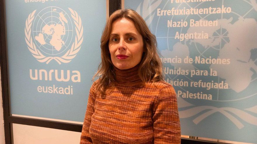 Bárbara Ruiz, responsable de UNRWA Euskadi: "Debemos seguir apoyando a Palestina, su destrucción no termina con el alto al fuego"