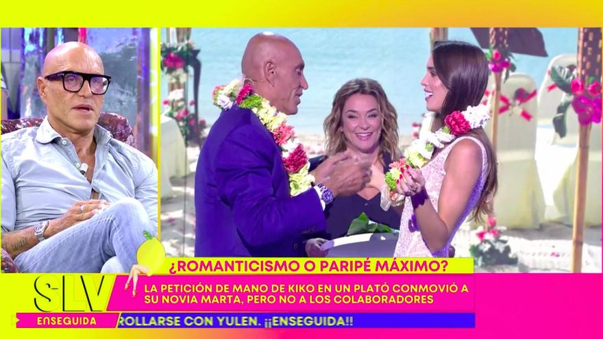 Kiko Matamoros confiesa cuánto hubo de "paripé" en su pedida a Marta en 'Déjate querer'