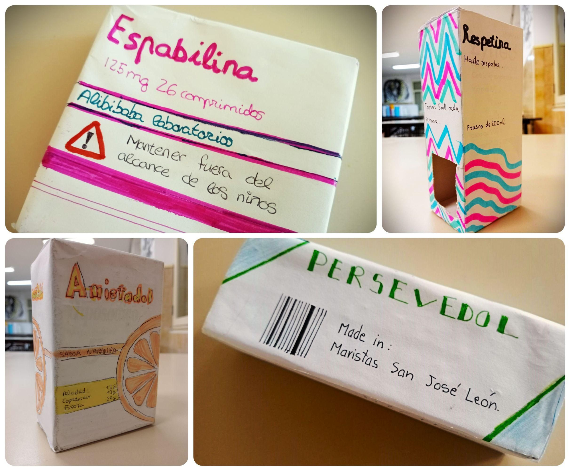 Más diseños de las 'Felicinas' que ha coordinado el artista y profesor Carlos Cuenllas.