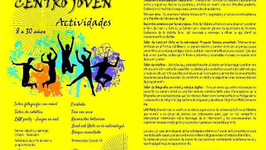 Programa de actividades de otoño de Villablino.