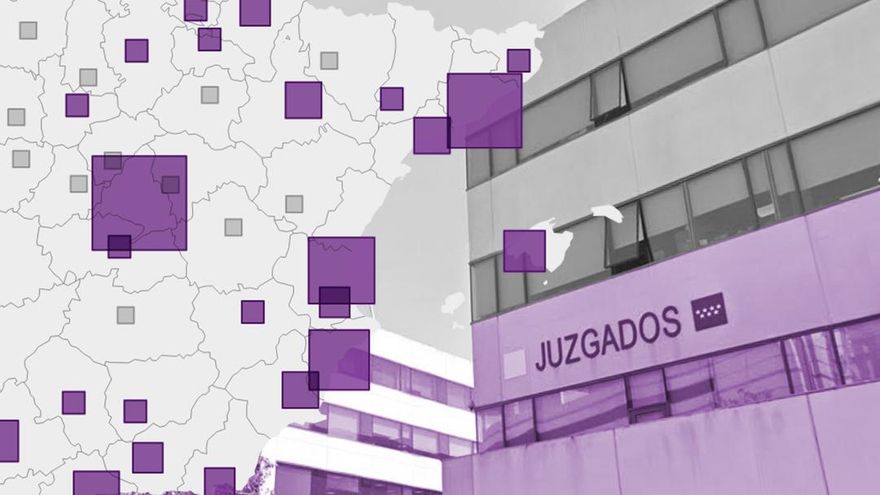 Una de cada tres mujeres en España no tiene acceso a juzgados especializados en violencia machista