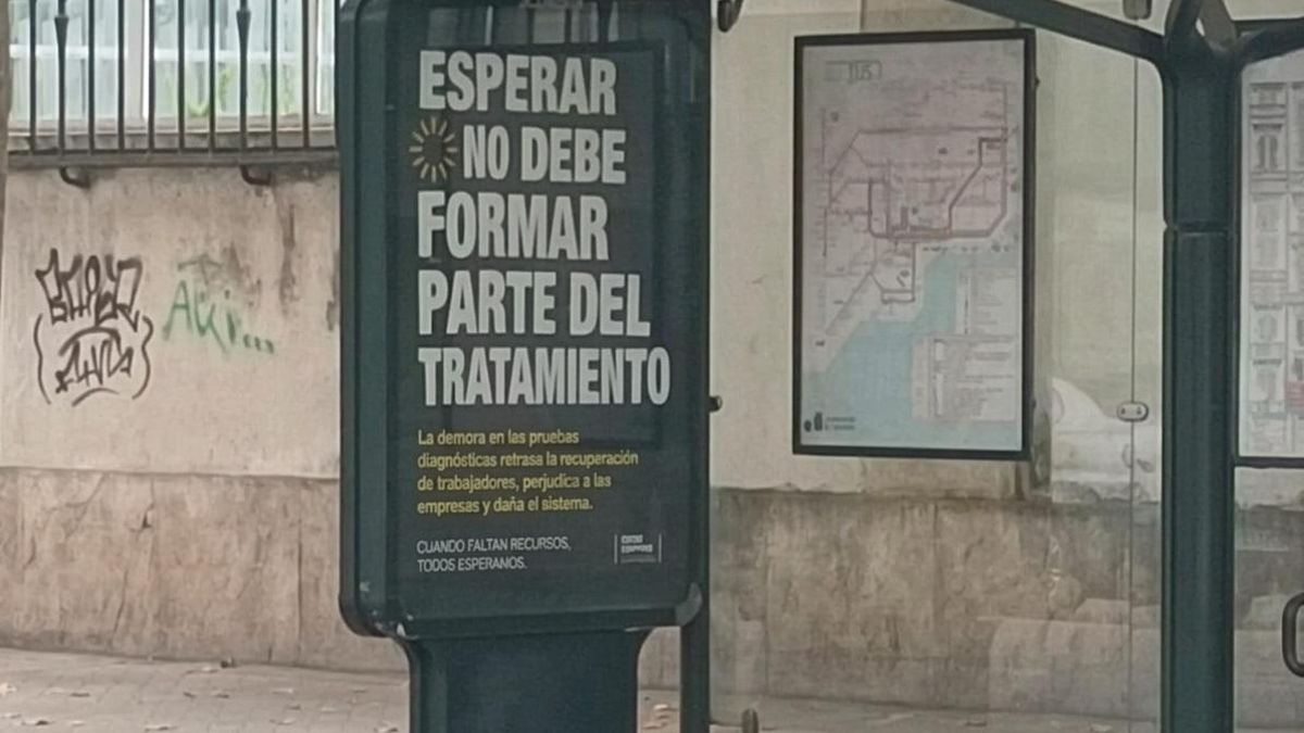 Imagen de los nuevos mensajes de la campaña de CEOE-Cepyme Santander contra el absentismo.