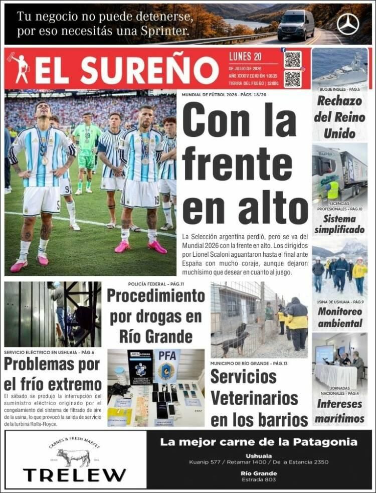 Las lágrimas de Messi y el título de España, en las tapas de los diarios del mundo
