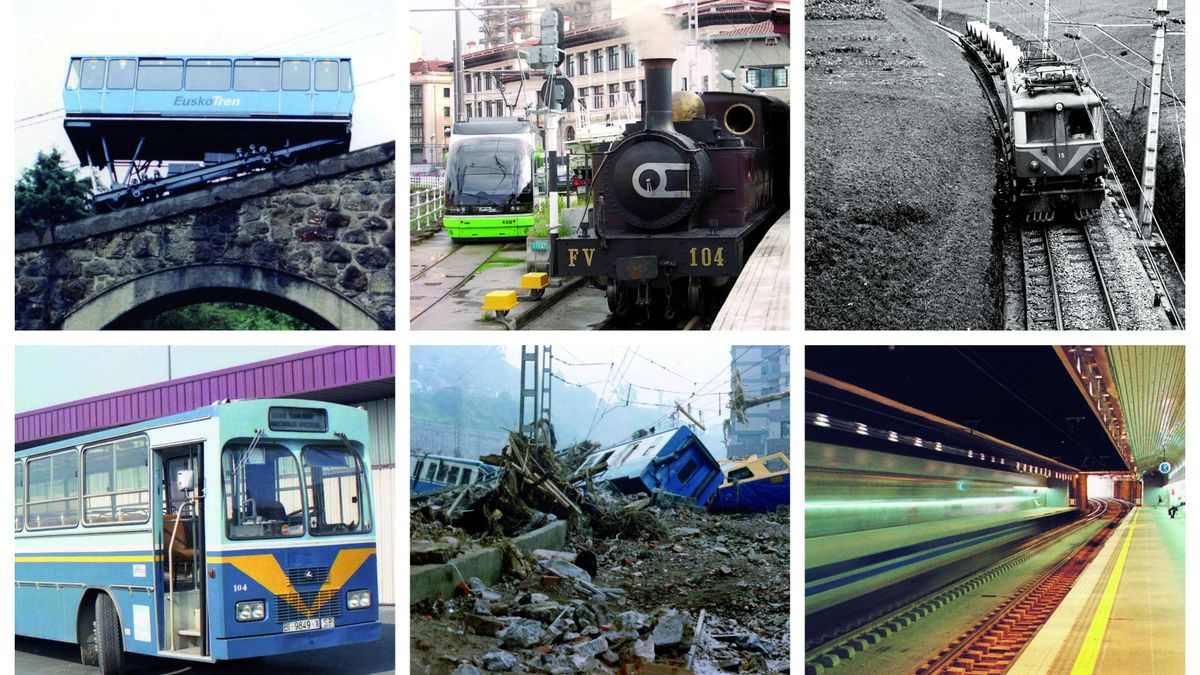 Algunas imágenes de la historia de Euskotren