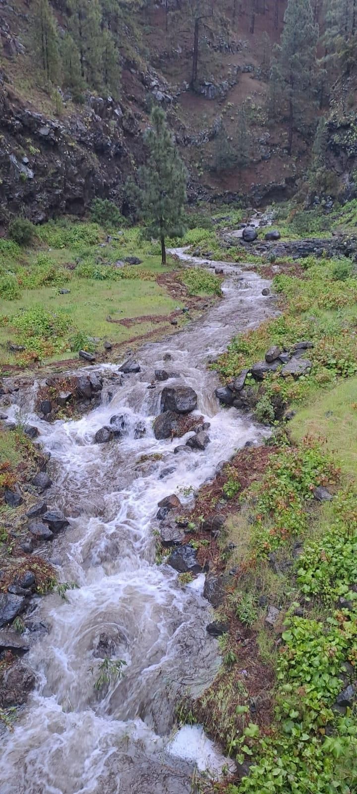 Escorrentía en Garafía.