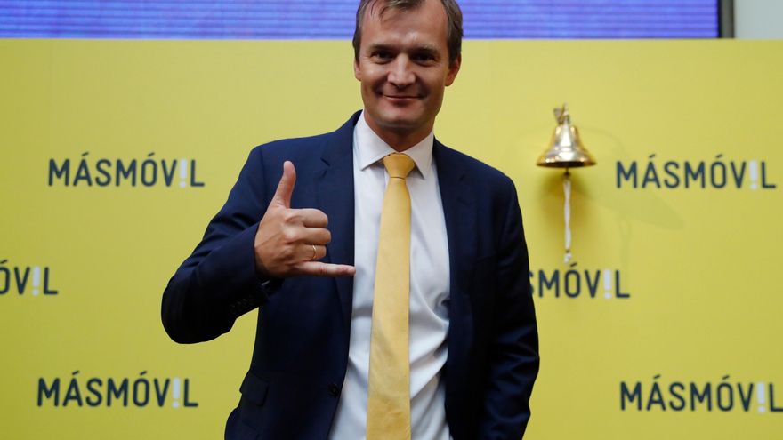 El consejero delegado de la operadora de telecomunicaciones MásMóvil, Meinrad Spenger, en una fotografía de archivo. EFE/Juan Carlos Hidalgo