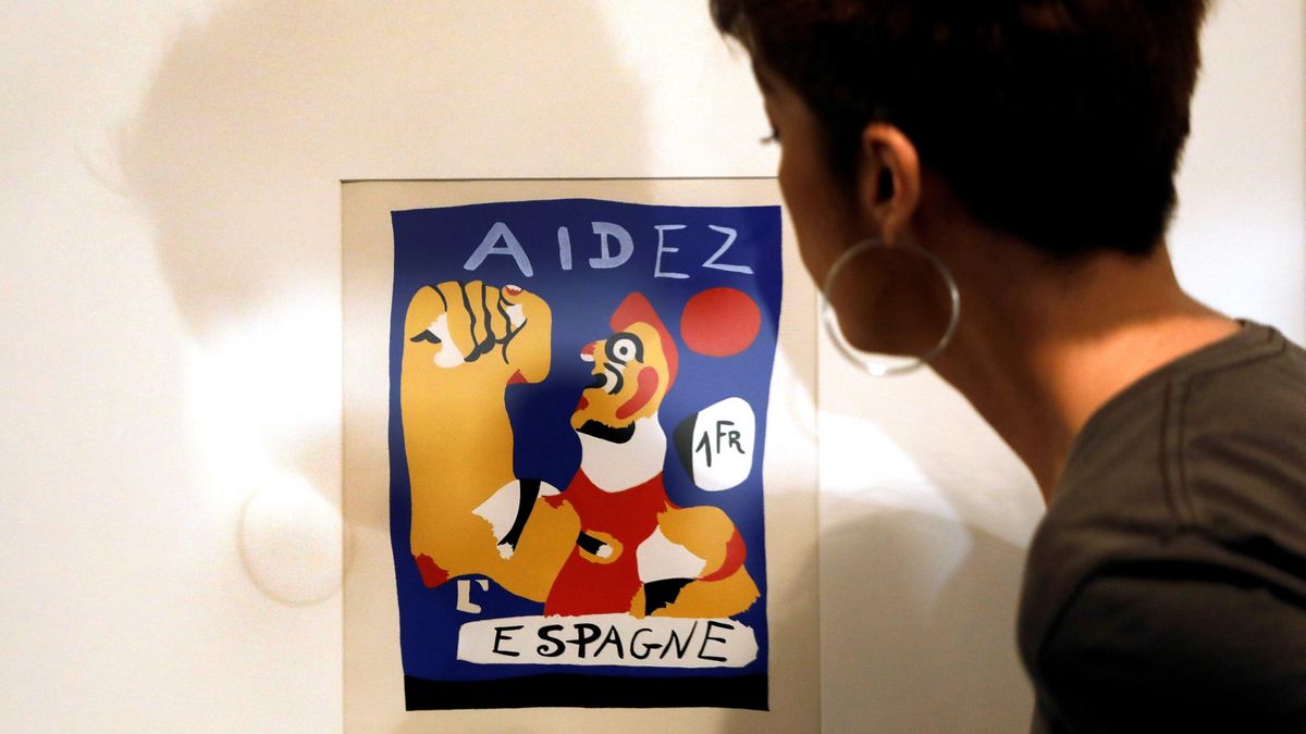 'Aidez l'Espagne' (1937), de Joan Miró.