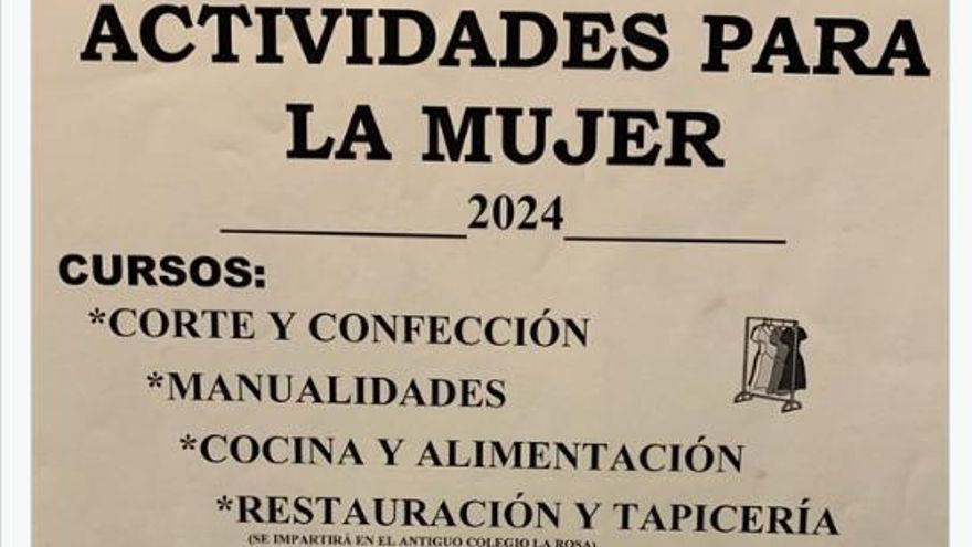 La oferta formativa de PP y Vox en Tomelloso para las mujeres en 2024: "A coser y a cocinar"
