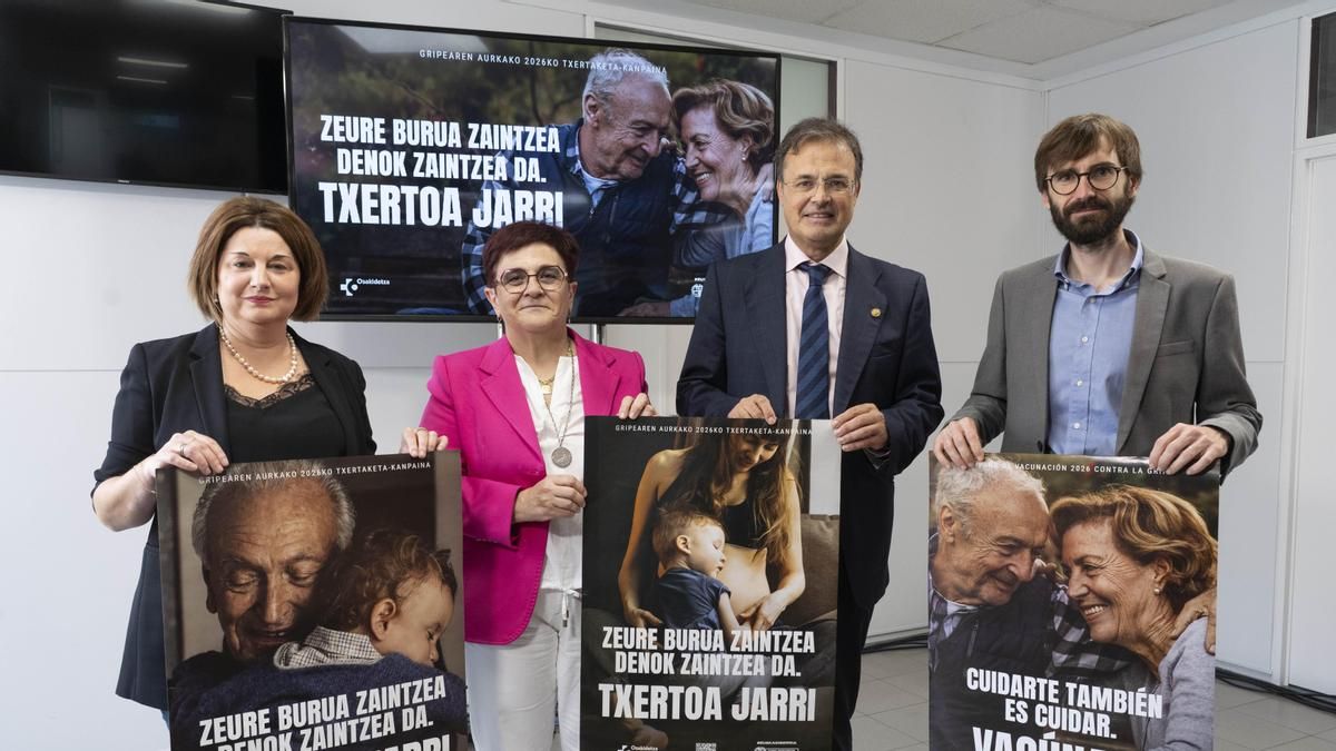 Osakidetza distribuirá 800.000 dosis contra la gripe y 350.000 contra la COVID-19 en la campaña de vacunación