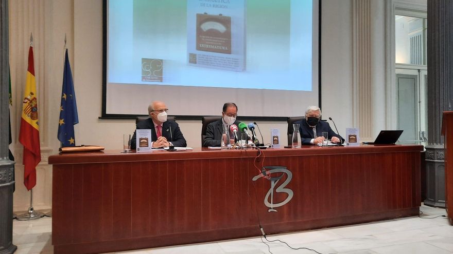 Imagen de la presentación del informe este miércoles en Badajoz