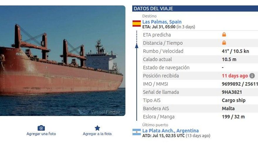 El Puerto de Las Palmas sigue recibiendo buques rumbo a Israel: en unos días, el ‘Maina’ con carbón