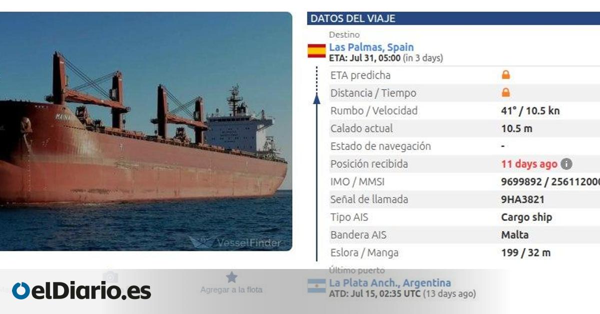 El Puerto de Las Palmas sigue recibiendo buques rumbo a Israel: en unos días,  El Maina  con carbón
