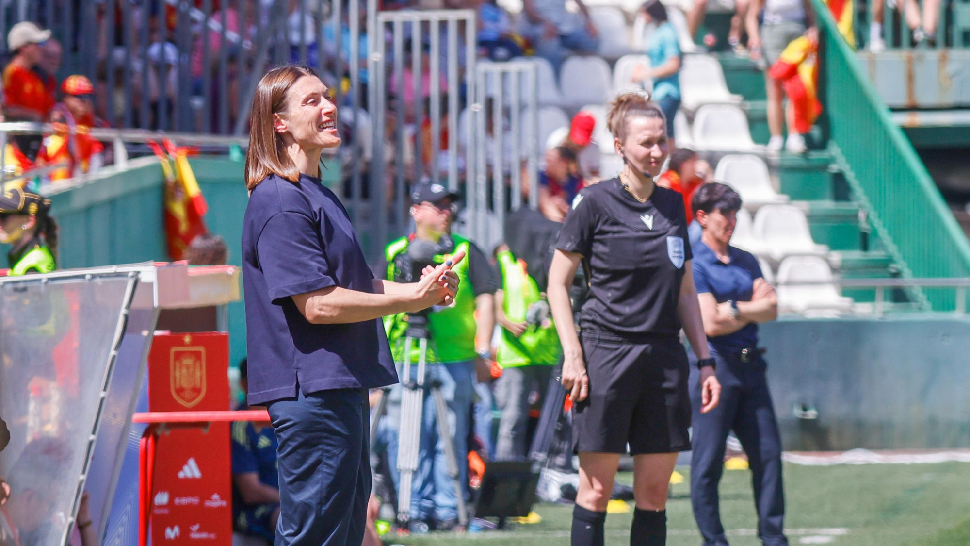 El partido de la selección femenina España - Ucrania