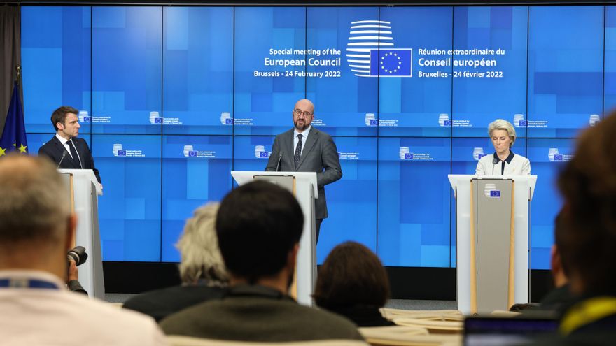 Los líderes de la UE endurecen las sanciones contra Rusia por la invasión de Ucrania: "No es una crisis, es una guerra"