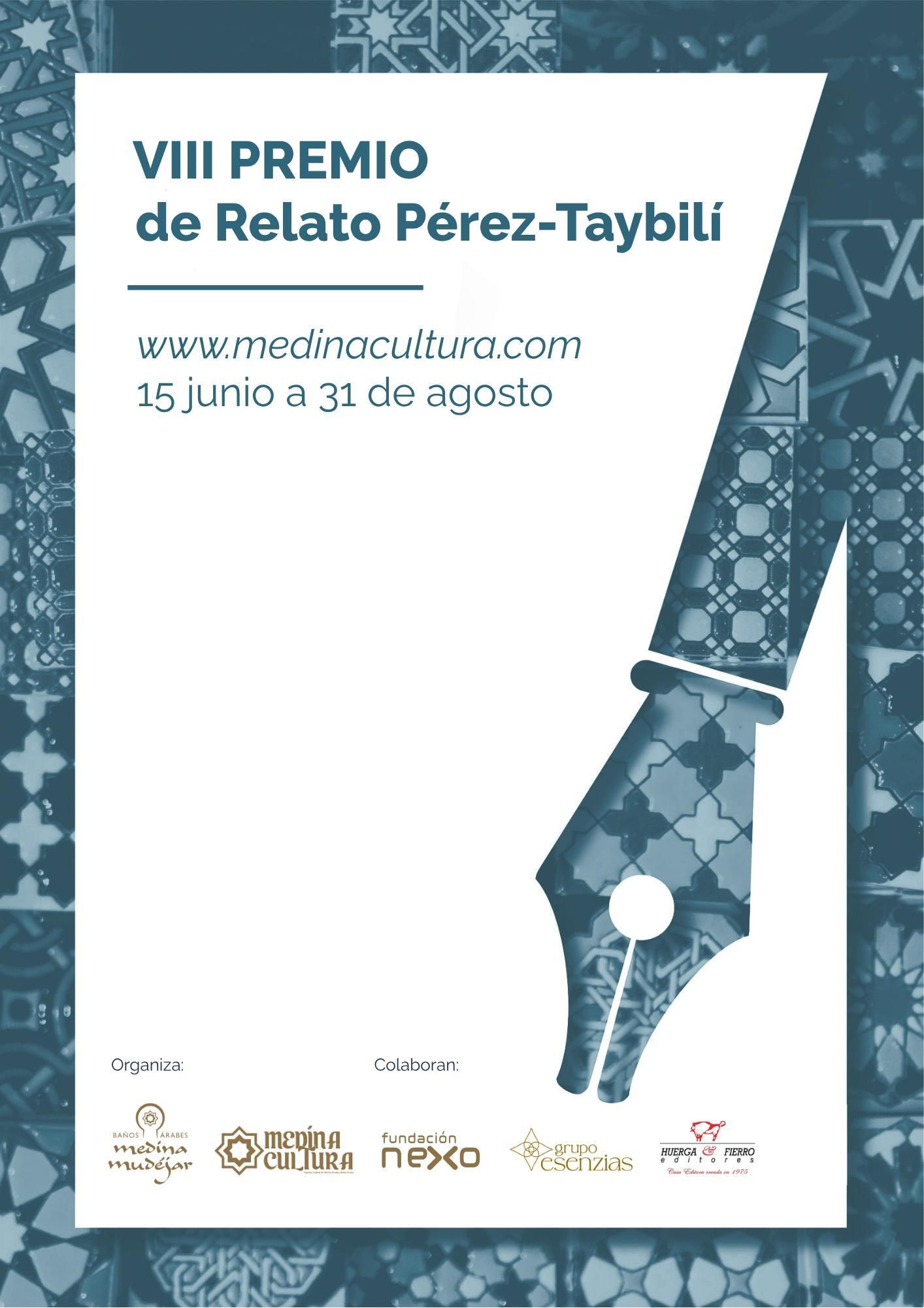 Cartel anunciador del VIII Premio Pérez-Taybilí de Relato