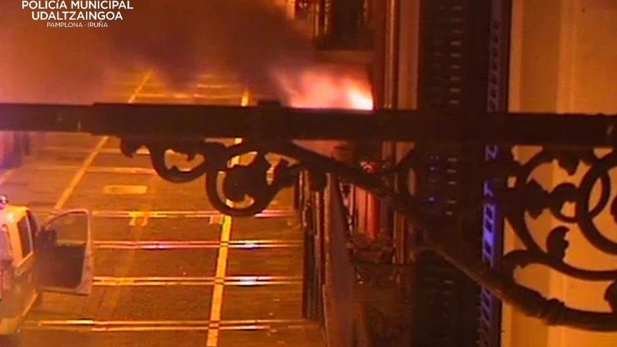 La juez decreta el ingreso en prisión del hombre que incendió la vivienda en la que convivía con su pareja en Pamplona