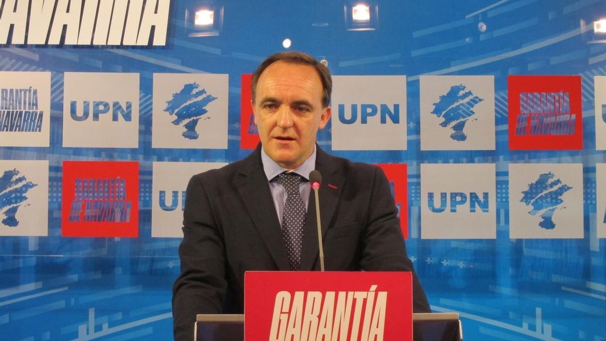El candidato de UPN, José Javier Esparza.