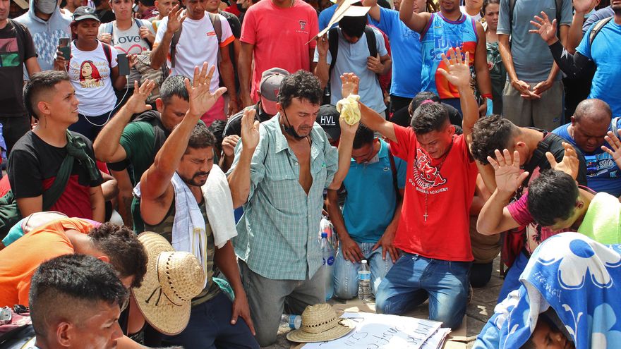 Activistas y migrantes piden al Gobierno mexicano crear corredor humanitario