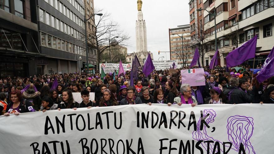 8 de marzo: Una ola feminista inunda Euskadi
