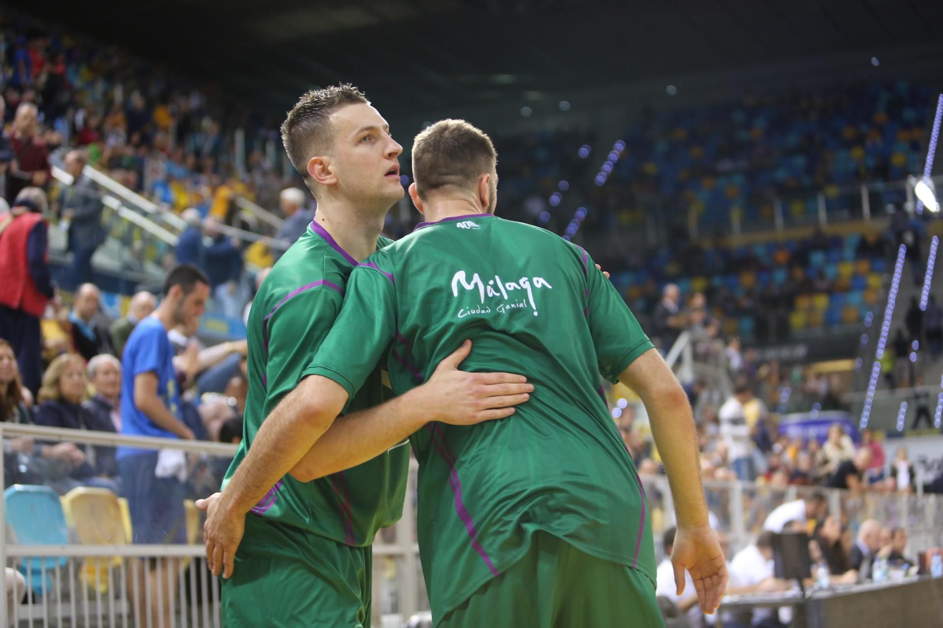Imagen del encuentro entre el Herbalife Gran Canaria y el Unicaja Málaga. Alejandro Ramos.